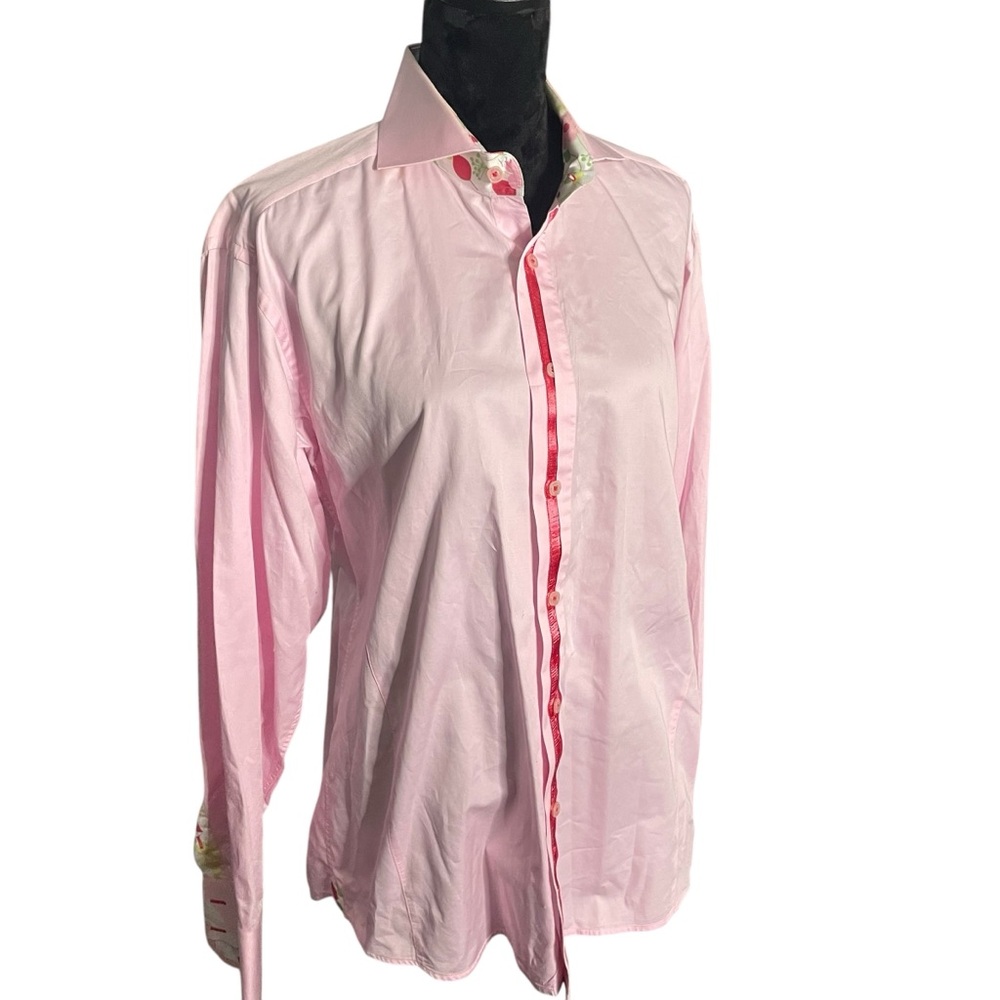 Stone Rose Retro Pink Button-Up